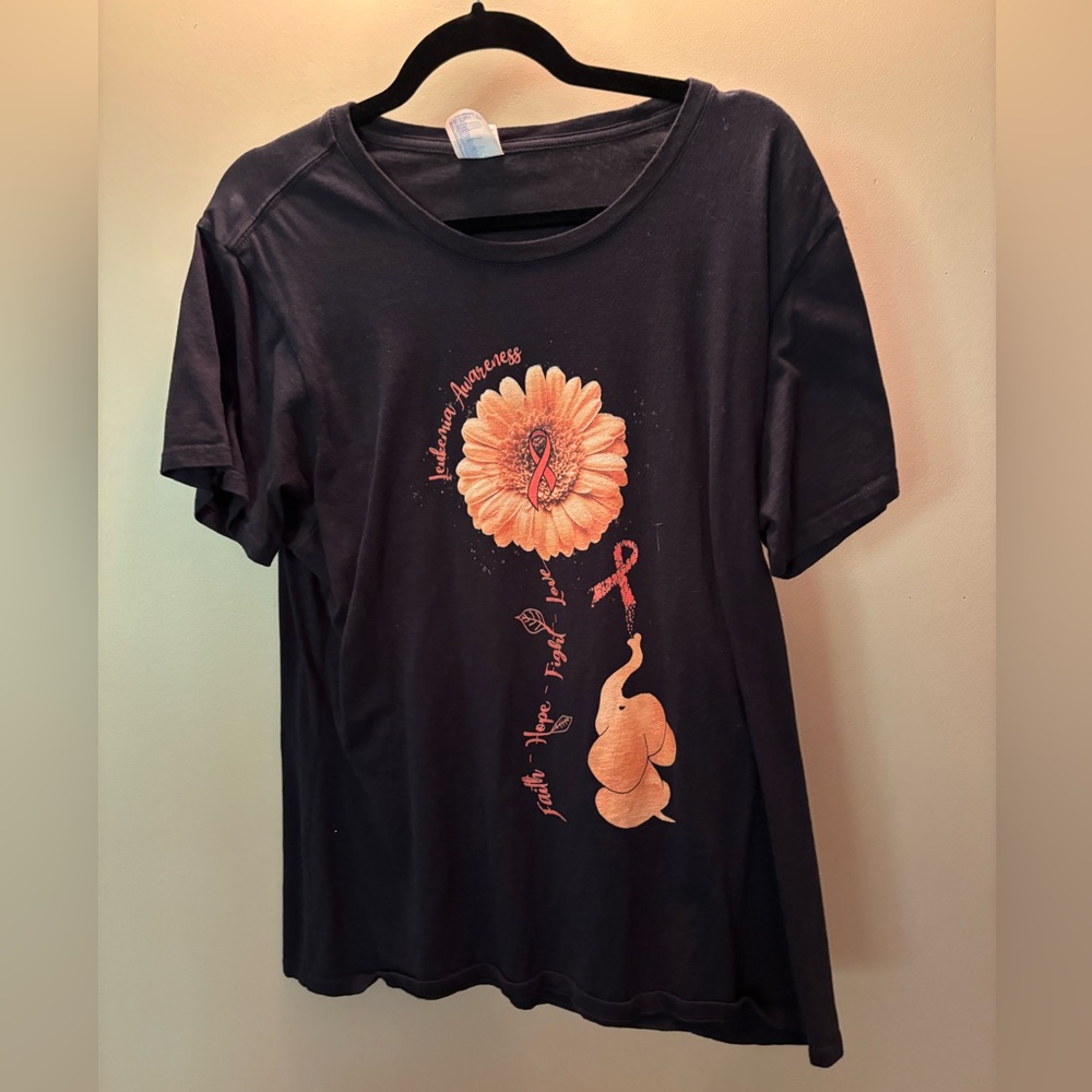 Leukemia Awareness tee shirt